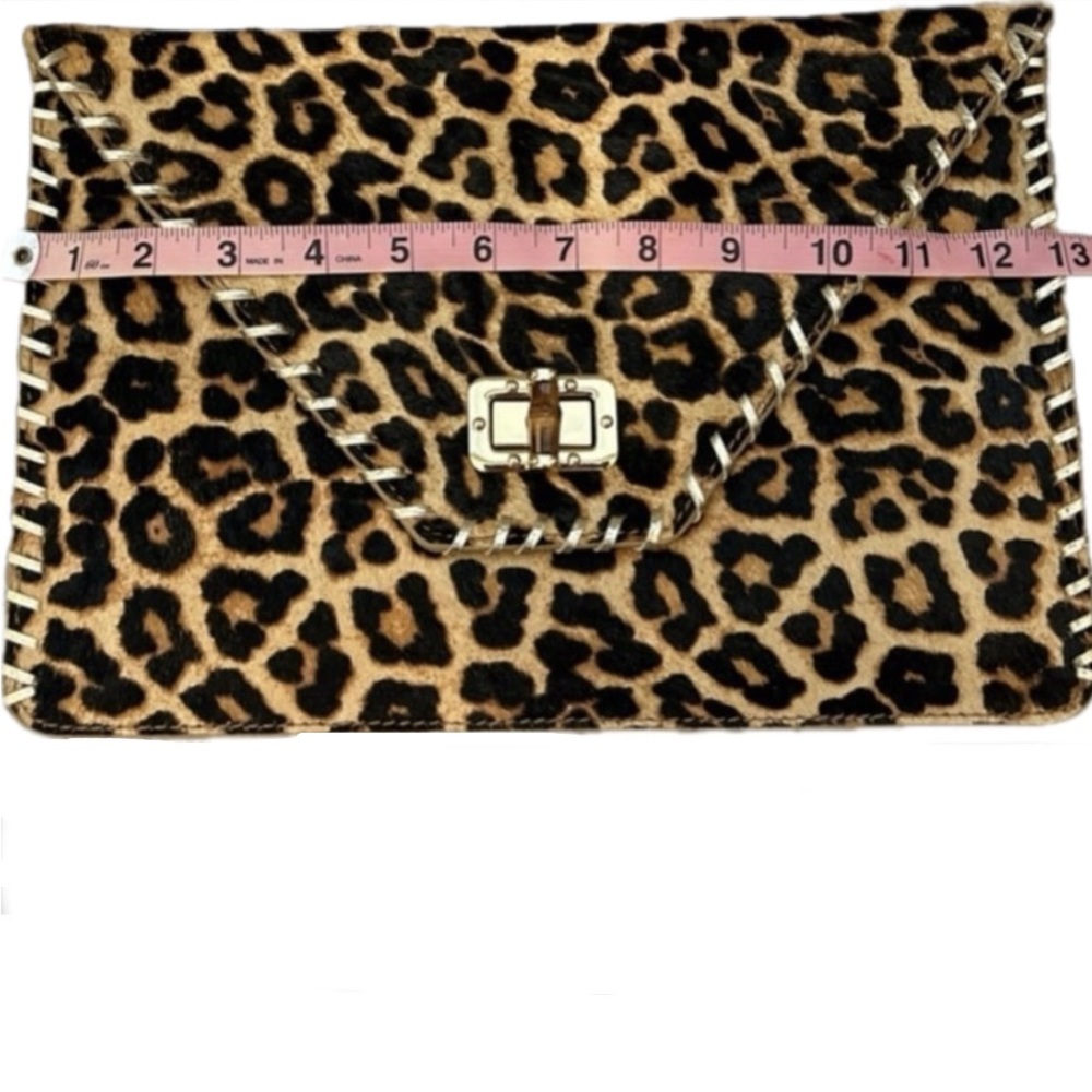Lilly Pulitzer Celina Clutch in Leopard Calf-hair - Picture 9 of 10